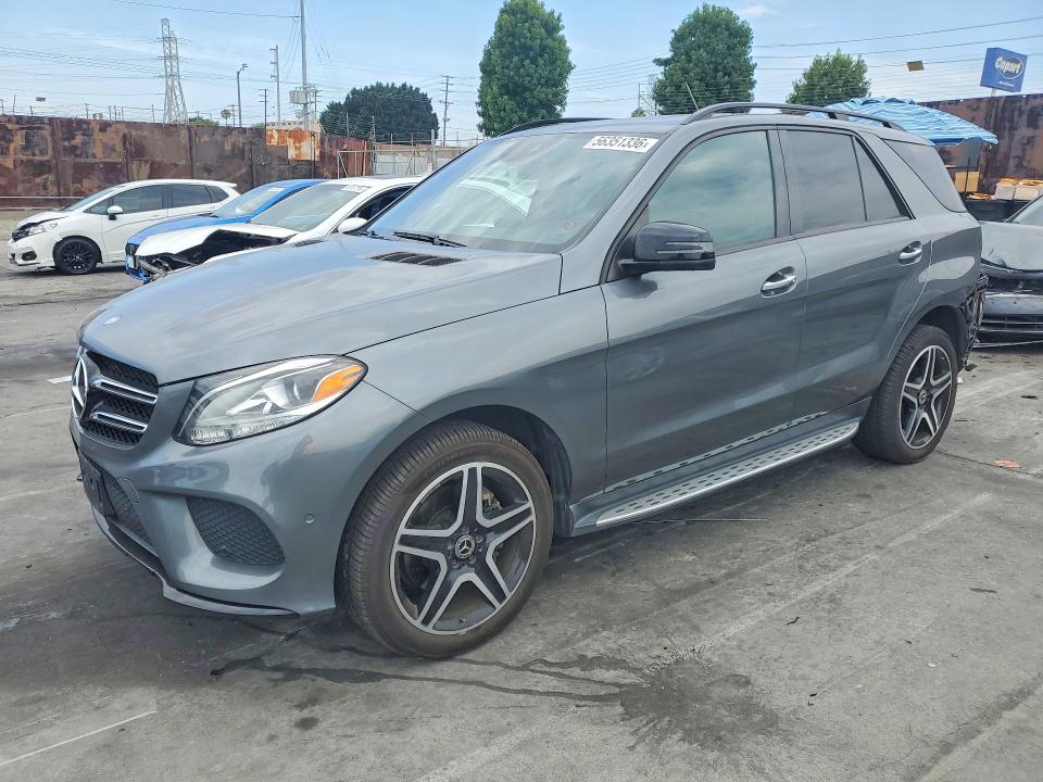 2017 Mercedes-benz Gle VIN 4JGDA5JB2HA908009 COPART salvage auction — REAR END, Ca - Salvage Certificate, sold $8,100 on 2026-07-22 (photo 1)