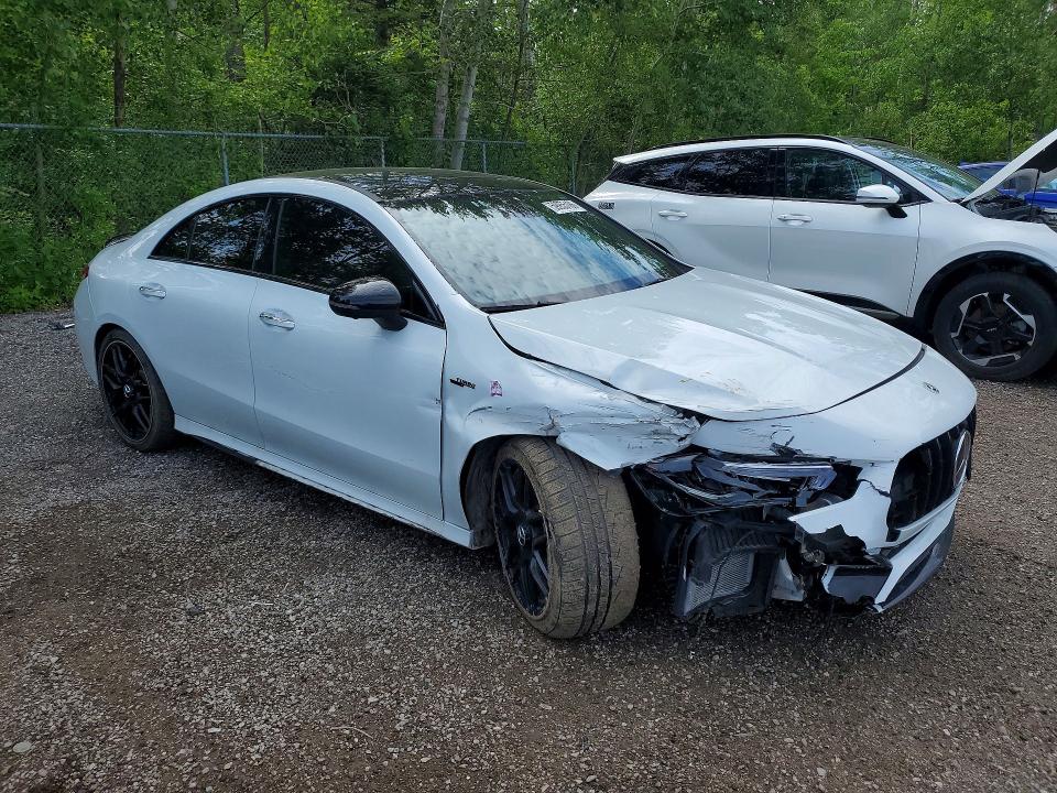 2023 Mercedes-benz Cla-class VIN W1K5J5DB4PN397453 COPART salvage auction — FRONT END, ON - PERMIT SALVAGE, sold $27,750 on 2026-07-23 (photo 4)