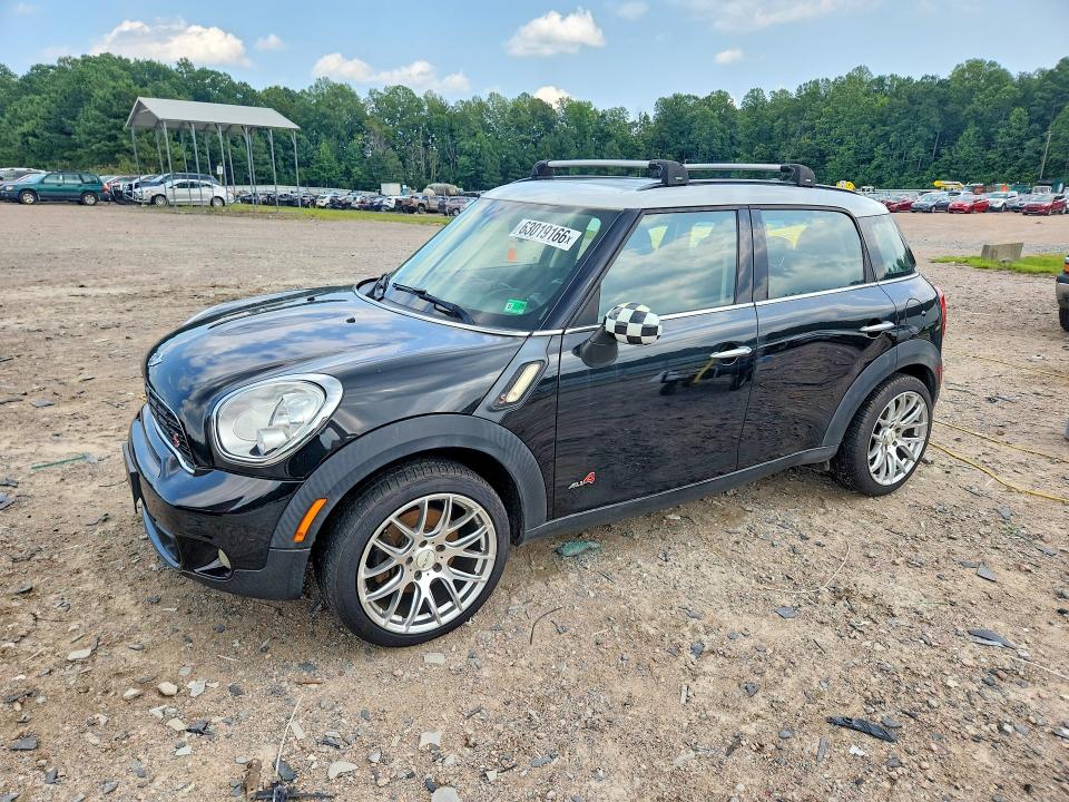 2013 Mini Cooper VIN WMWZC5C53DWM16241 COPART salvage auction — MECHANICAL, Va - Certificate Of Title, sold $275 on 2026-08-03 (photo 1)