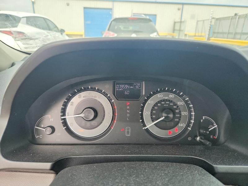 2014 Honda Odyssey VIN 5FNRL5H49EB025247 COPART salvage auction — FRONT END, Tx - Salvage Vehicle Title, sold $4,400 on 2026-07-31 (photo 9)