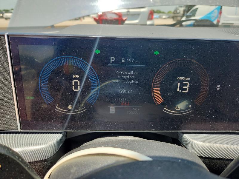 2024 Hyundai Sonata hybrid VIN KMHL34JJ5RA096052 COPART salvage auction — FRONT END, TN - CERTIFICATE OF TITLE, sold $9,600 on 2026-07-27 (photo 9)