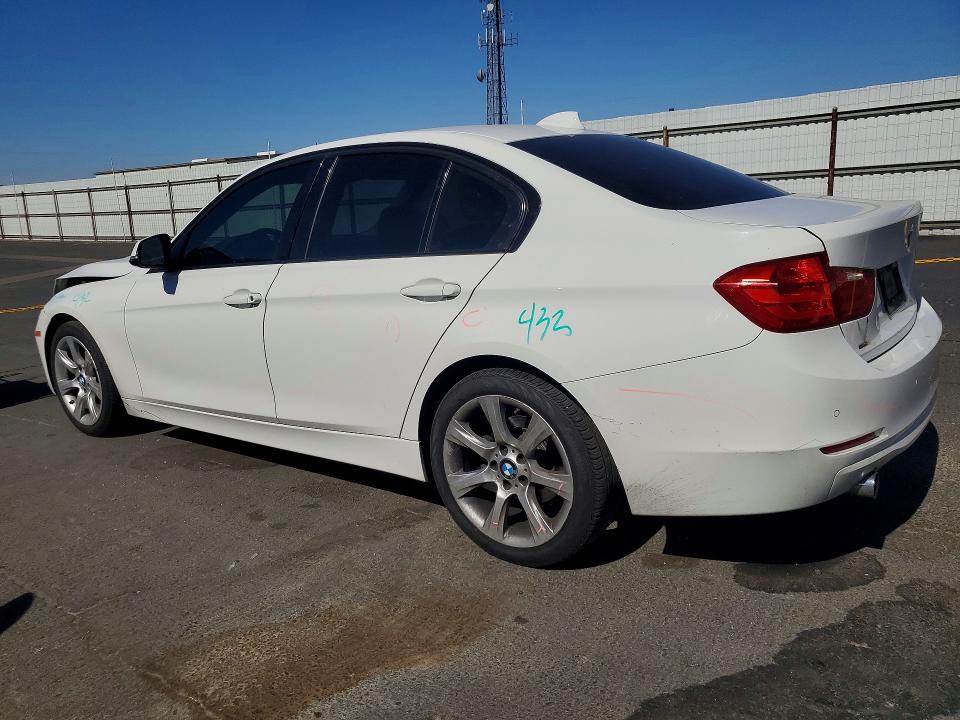 2015 BMW 3er VIN WBA3B1G59FNT05407 COPART salvage auction — FRONT END, CA - SALVAGE CERTIFICATE, sold $750 on 2026-07-23 (photo 2)