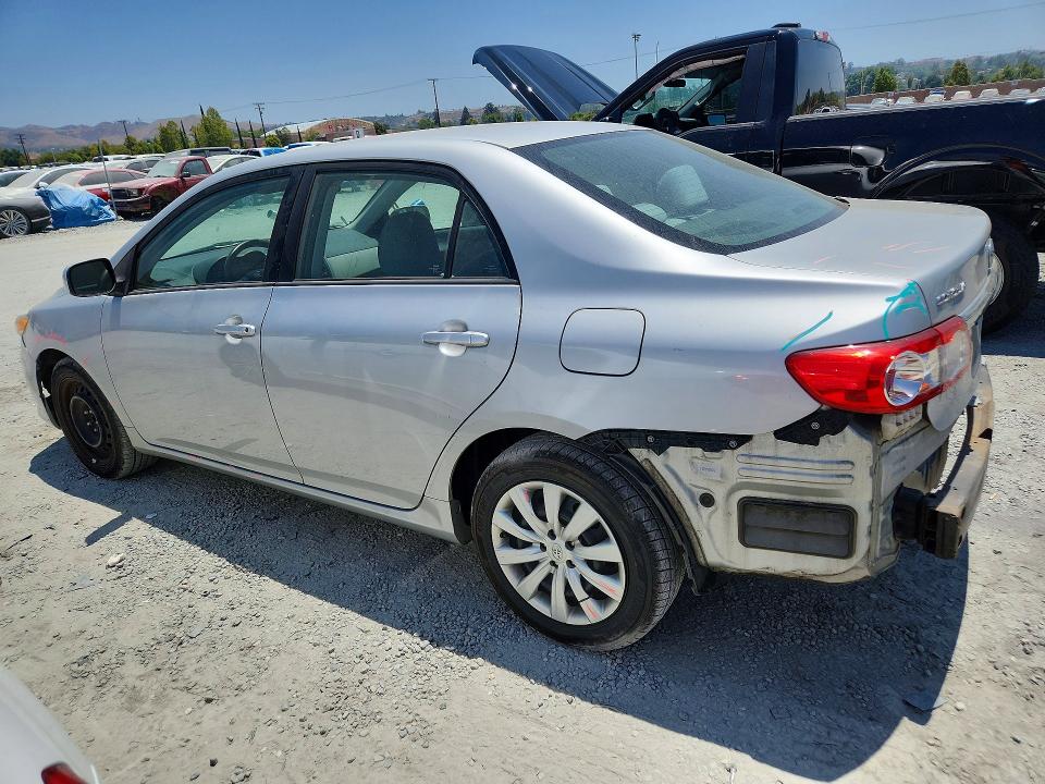 2012 Toyota Corolla VIN 5YFBU4EE9CP060930 COPART salvage auction — REAR END, Ca - Salvage Certificate, sold $2,000 on 2026-07-15 (photo 2)