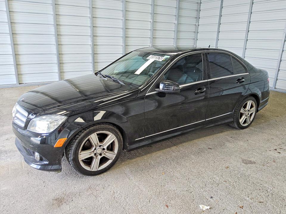 2010 Mercedes-benz C class VIN WDDGF5EB2AR088623 COPART salvage auction — MECHANICAL, FL - CERT OF TITLE-REBUILT, sold $750 on 2026-08-09 (photo 1)