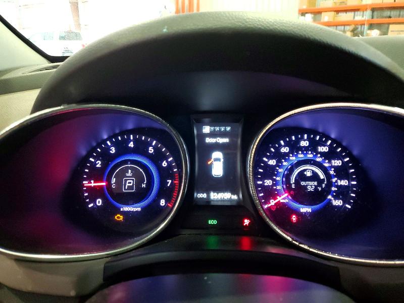 2016 Hyundai Santa fe VIN 5XYZW4LA5GG346485 COPART salvage auction — WATER/FLOOD, Fl - Cert Of Title-Slvg Rebld Flood, sold $800 on 2026-07-20 (photo 9)