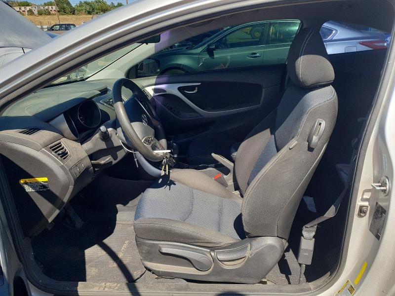 2013 Hyundai Elantra VIN KMHDH6AE8DU003598 COPART salvage auction — FRONT END, CO - SALVAGE TITLE (P), sold $675 on 2026-07-27 (photo 7)