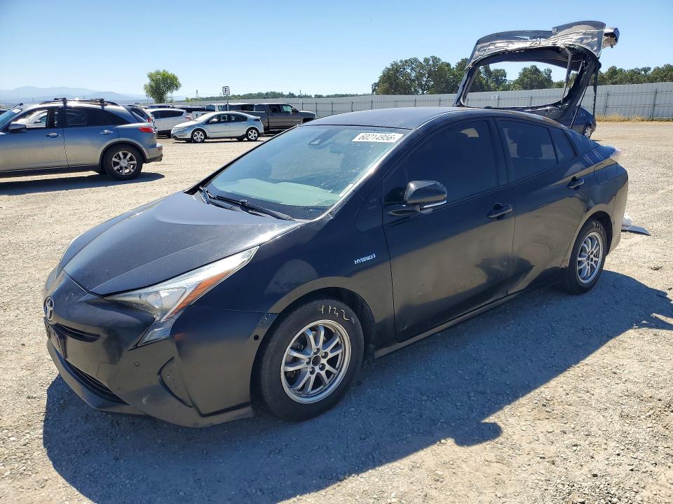 2017 Toyota Prius VIN JTDKBRFU9H3050939 COPART salvage auction — REAR END, Ca - Salvage Certificate, sold $3,550 on 2026-07-24 (photo 1)