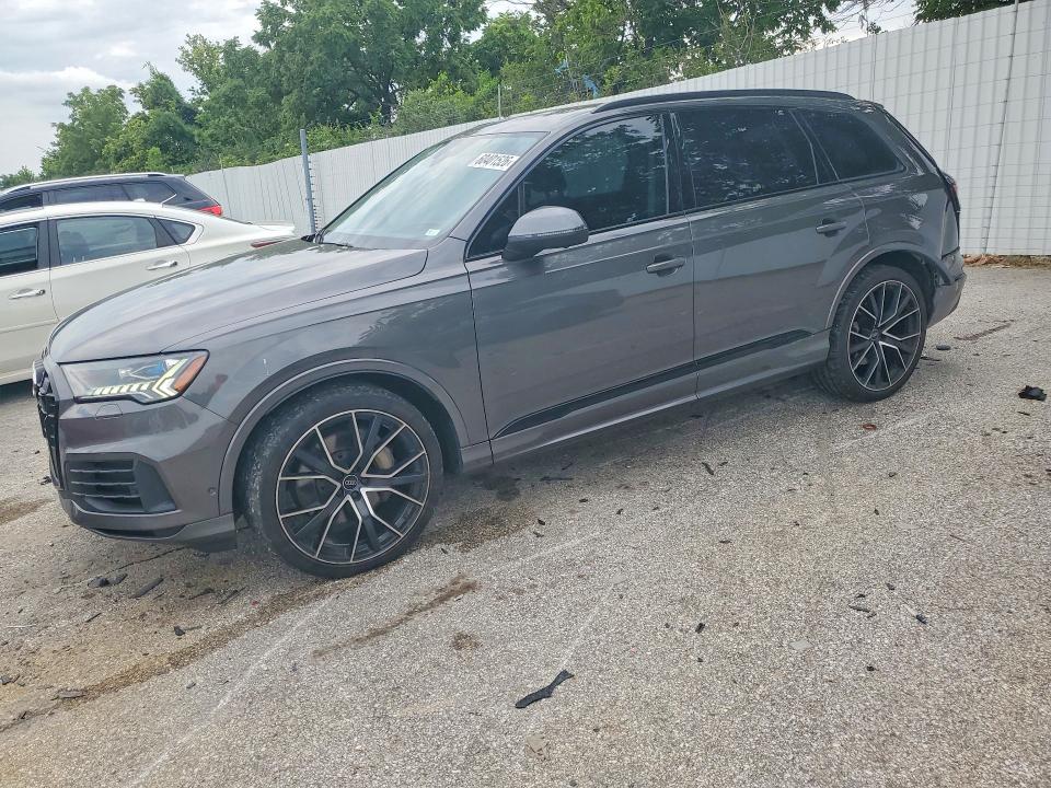 2021 Audi Q7 VIN WA1VXAF72MD033165 COPART salvage auction — HAIL, Mo - Salvage Certificate Of Title, sold $1,400 on 2026-07-28 (photo 1)