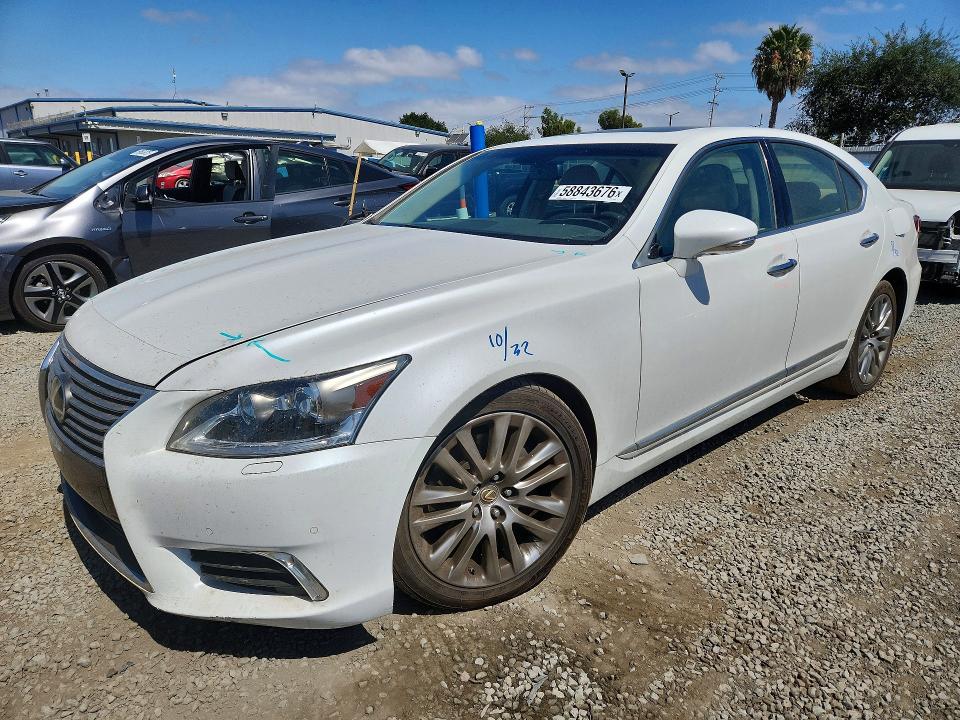 2014 Lexus Ls VIN JTHBL5EF8E5130482 COPART salvage auction — FRONT END, CA - SALVAGE CERTIFICATE, sold $250 on 2026-07-21 (photo 1)