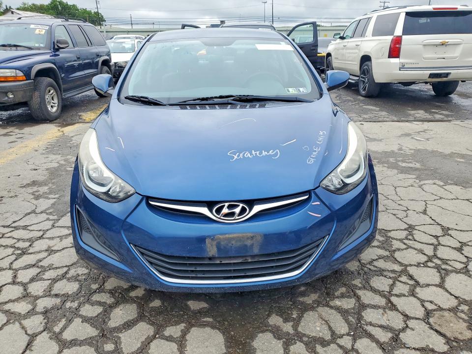 2016 Hyundai Elantra VIN KMHDH4AE5GU492874 COPART salvage auction — SIDE, Pa - Certificate Of Salvage, sold $1,900 on 2026-07-10 (photo 5)