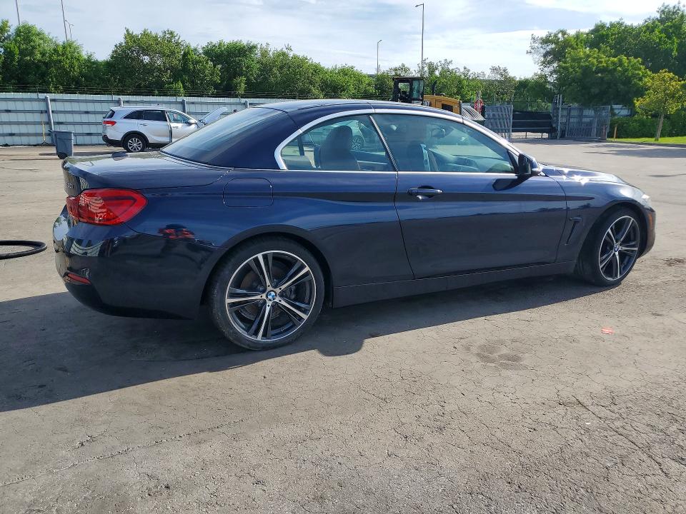 2018 BMW 4er VIN WBA4Z1C56JEC72576 COPART salvage auction — WATER/FLOOD, Fl - Cert Of Title-Slvg Rebld Flood, sold $1,800 on 2026-08-19 (photo 3)