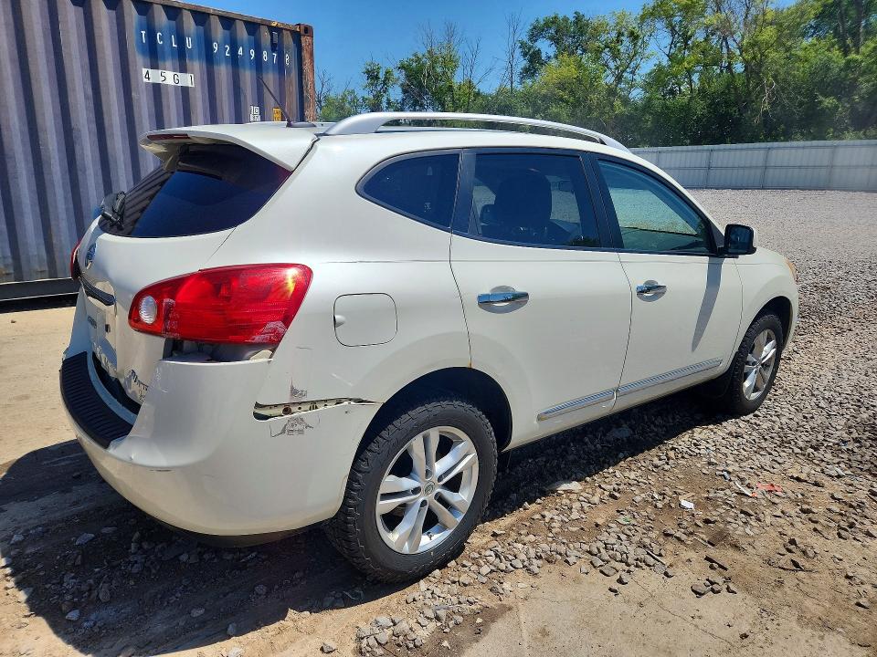 2013 Nissan Rogue VIN JN8AS5MV3DW622844 COPART salvage auction — REAR END, Salvage Title, sold $400 on 2026-07-27 (photo 3)