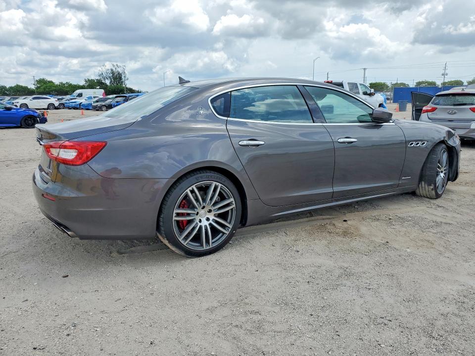 2018 Maserati Quattroporte VIN ZAM56YPL4J1281259 COPART salvage auction — FRONT END, FL - CERT OF TITLE SLVG REBUILDABLE, sold $1,100 on 2026-07-29 (photo 3)