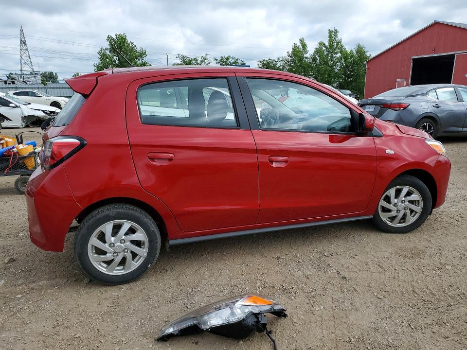 2023 Mitsubishi Mirage VIN ML32AUHJ3PH005346 COPART salvage auction — UNDERCARRIAGE, On - Permit Salvage, sold $300 on 2026-07-21 (photo 3)