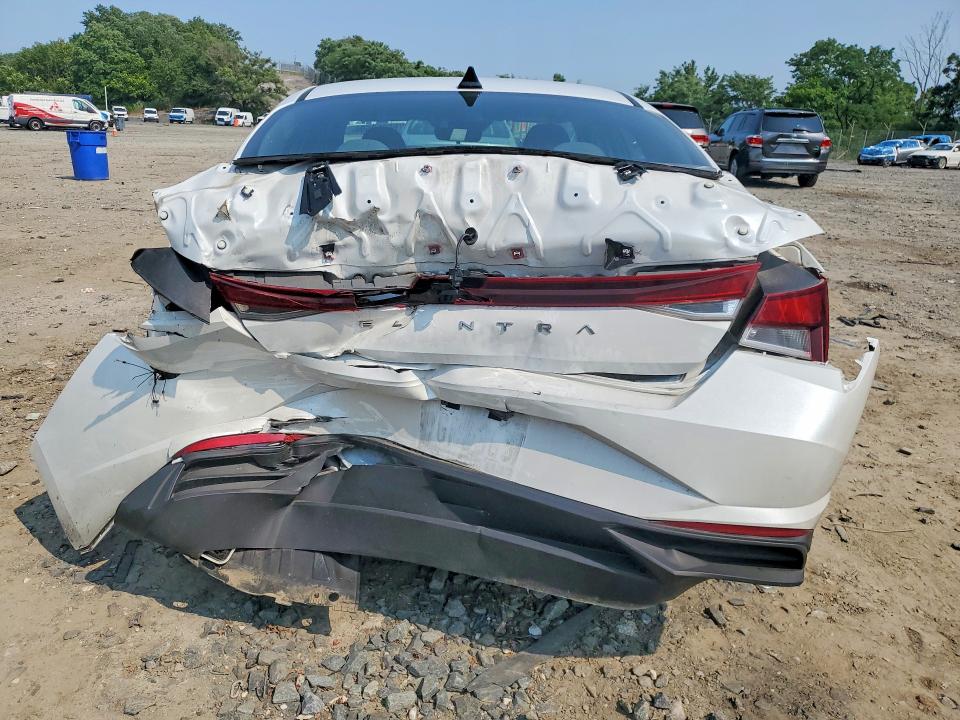2021 Hyundai Elantra VIN 5NPLM4AG0MH012176 COPART salvage auction — REAR END, Md - Cert Of Salvage > 75% Damage, sold $100 on 2026-07-28 (photo 6)