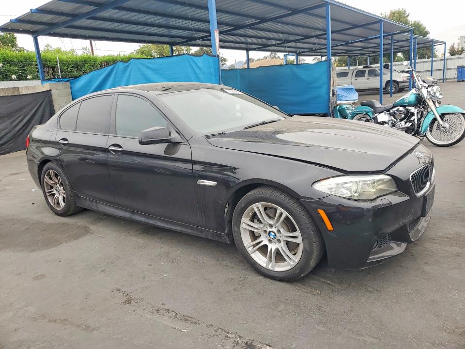 2011 BMW 5er VIN WBAFR1C50BC741079 COPART salvage auction — REAR END, Ca - Salvage Certificate, sold $60 on 2026-07-16 (photo 4)