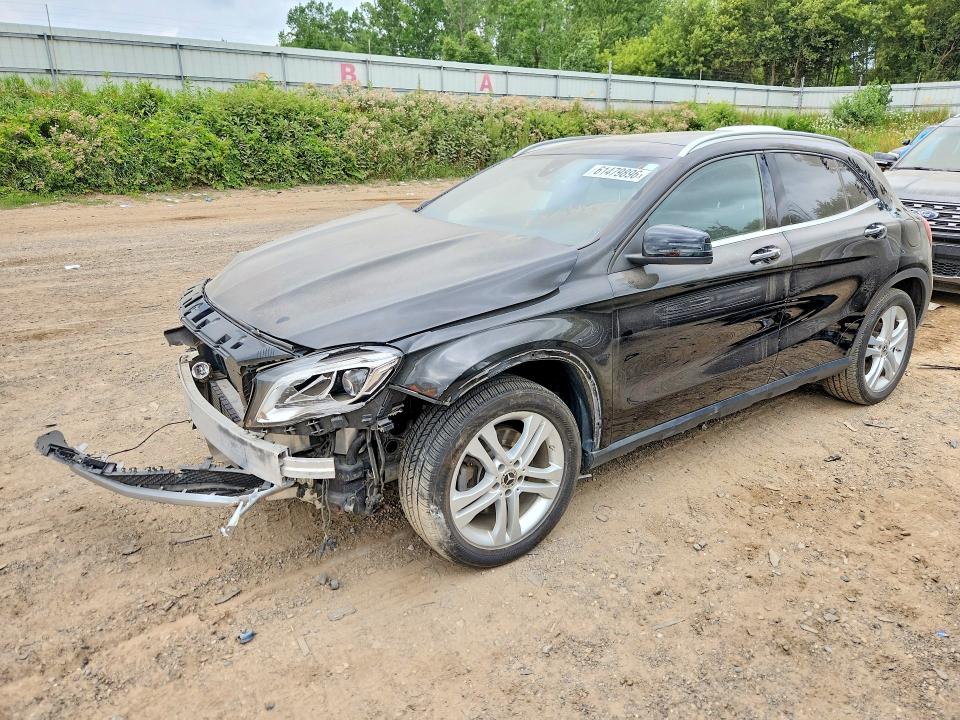 2020 Mercedes-benz Gla-klasse VIN WDCTG4GB2LU023715 COPART salvage auction — FRONT END, Mi - Certificate Of Title, sold $7,000 on 2026-08-27 (photo 1)