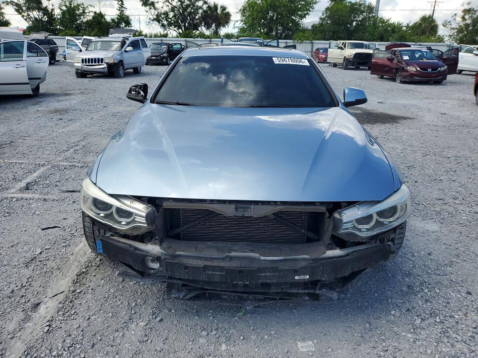 2014 BMW 4er VIN WBA3N3C55EK231704 COPART salvage auction — FRONT END, Fl - Cert Of Title Slvg Rebuildable, sold $1,550 on 2026-08-14 (photo 5)