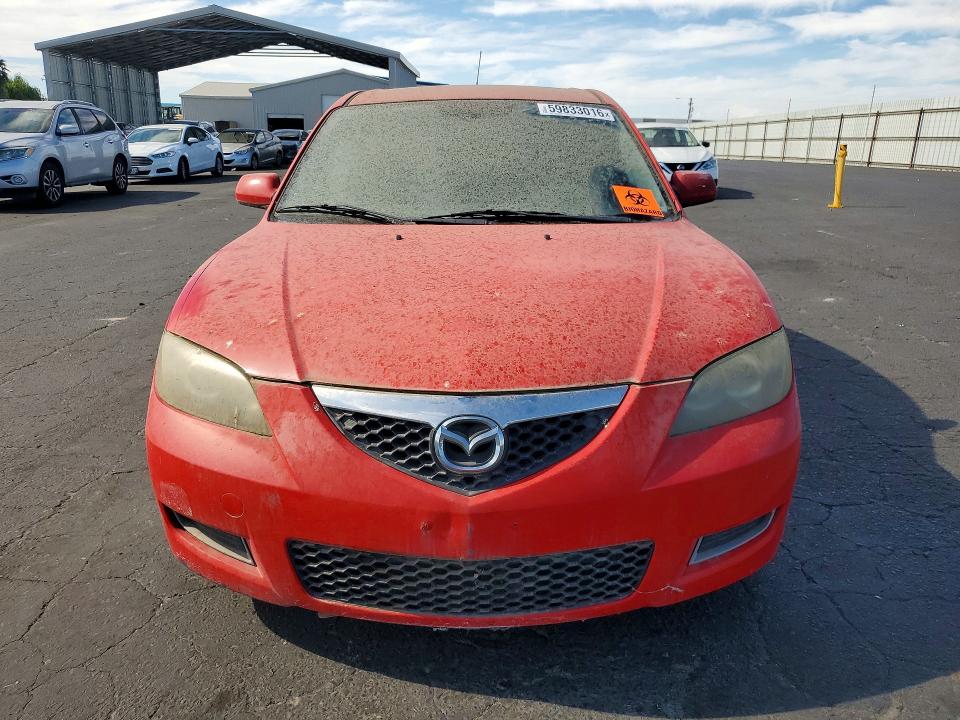 2007 Mazda 3 VIN JM1BK12G271754010 COPART salvage auction — MECHANICAL, Ca - Dis/Dlr/Exp Only Clean Title, sold $450 on 2026-07-09 (photo 5)