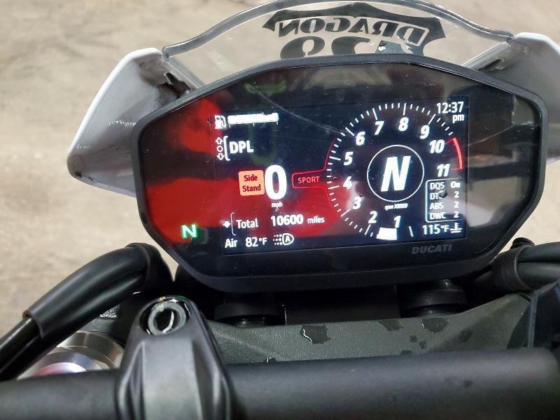 2024 Ducati Monster VIN ZDMMAMDT0RB009281 COPART salvage auction — ALL OVER, TN - SALVAGE CERTIFICATE (P), sold $4,000 on 2026-09-03 (photo 7)