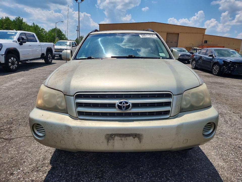 2003 Toyota Highlander VIN JTEHF21A030155099 COPART salvage auction — MECHANICAL, CT - CERTIFICATE OF TITLE, sold $225 on 2026-07-24 (photo 5)