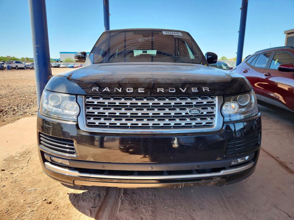 2016 Land rover RANGE ROVER VIN SALGS2EF3GA275067 COPART salvage auction — MECHANICAL, Az - Certificate Of Title, sold $5,300 on 2026-07-09 (photo 5)