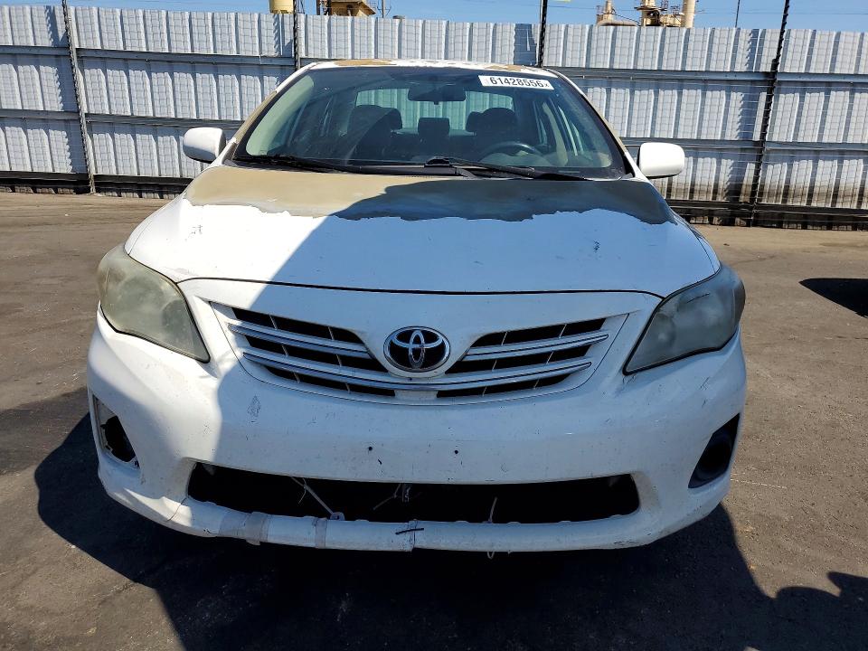 2013 Toyota Corolla VIN 5YFBU4EE9DP124451 COPART salvage auction — FRONT END, Ca - App For Dup Clean Or Ac, sold $700 on 2026-07-23 (photo 5)