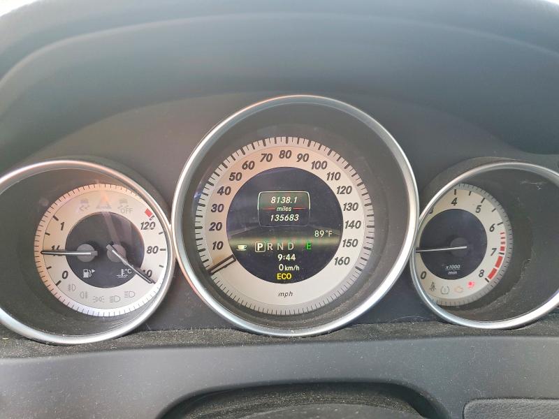 2013 Mercedes-benz C-klasse VIN WDDGF8AB3DR244096 COPART salvage auction — WATER/FLOOD, Ky - Cert Of Title-Salvage Water, sold $1,050 on 2026-08-17 (photo 9)