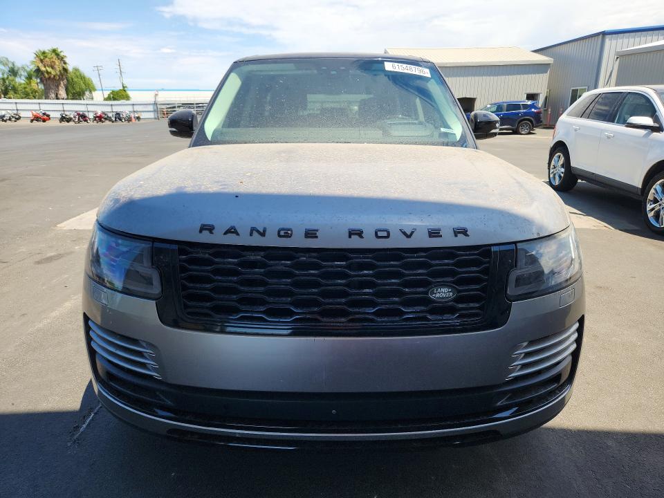 2018 Land rover RANGE ROVER VIN SALGS2SV6JA389714 COPART salvage auction — MECHANICAL, Ca - Dis/Dlr/Exp Only Clean Title (P), sold $11,900 on 2026-07-27 (photo 5)