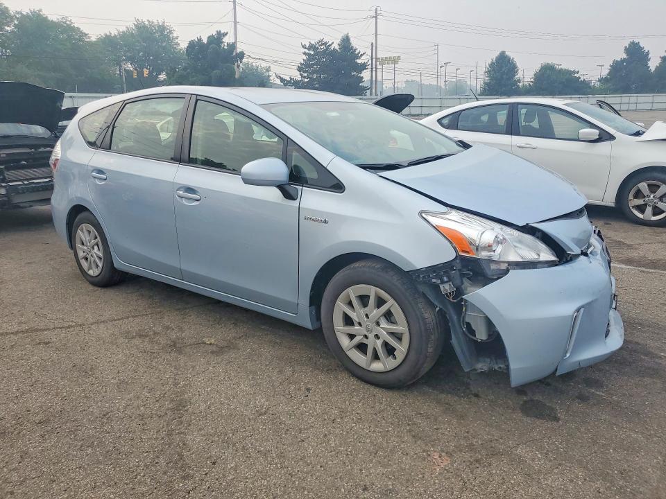 2012 Toyota Prius VIN JTDZN3EU0C3100303 COPART salvage auction — FRONT END, Oh - Cert Of Title-Salvage, sold $1,550 on 2026-07-31 (photo 4)
