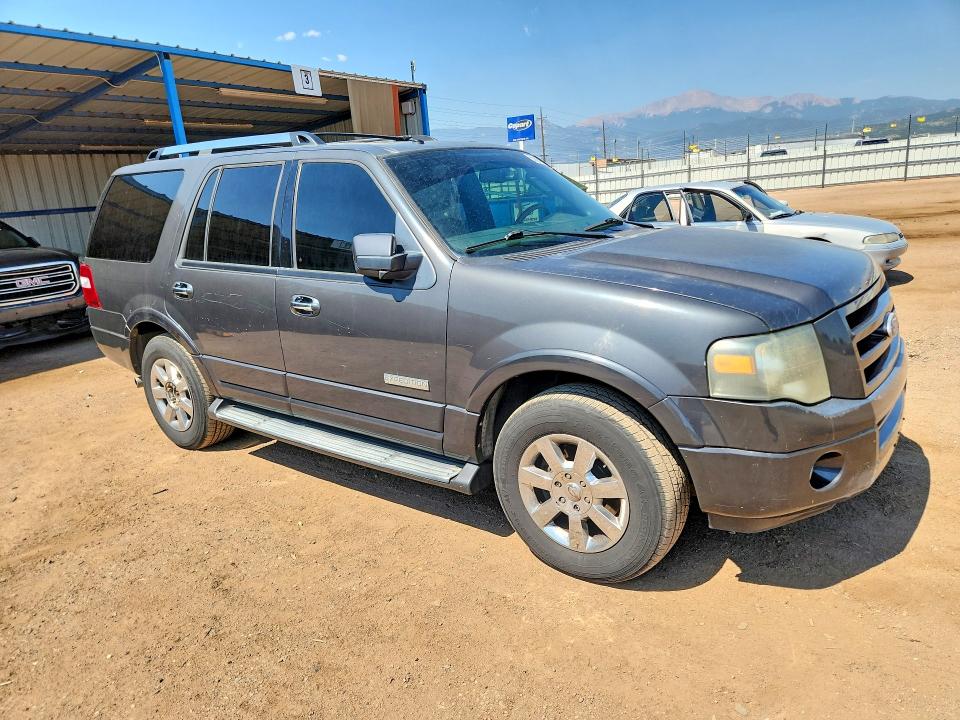 2007 Ford Expedition VIN 1FMFU19587LA66836 COPART salvage auction — NORMAL WEAR, Co - Dis/Dlr/Exp Only Clean Title, sold $325 on 2026-07-08 (photo 4)