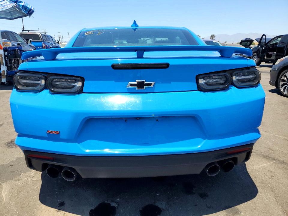 2023 Chevrolet Camaro VIN 1G1FF1R71P0114638 COPART salvage auction — FRONT END, Ca - Salvage Certificate, sold $13,100 on 2026-07-29 (photo 6)