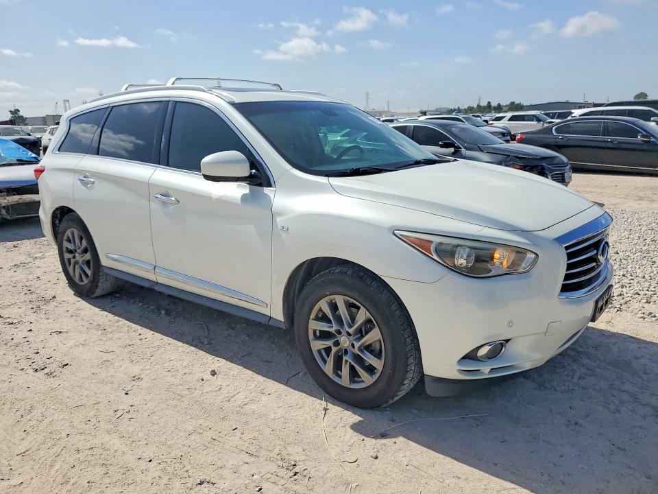 2015 Infiniti Qx60 VIN 5N1AL0MN0FC537018 COPART salvage auction — SIDE, Tx - Salvage Vehicle Title, sold $2,850 on 2026-08-20 (photo 4)