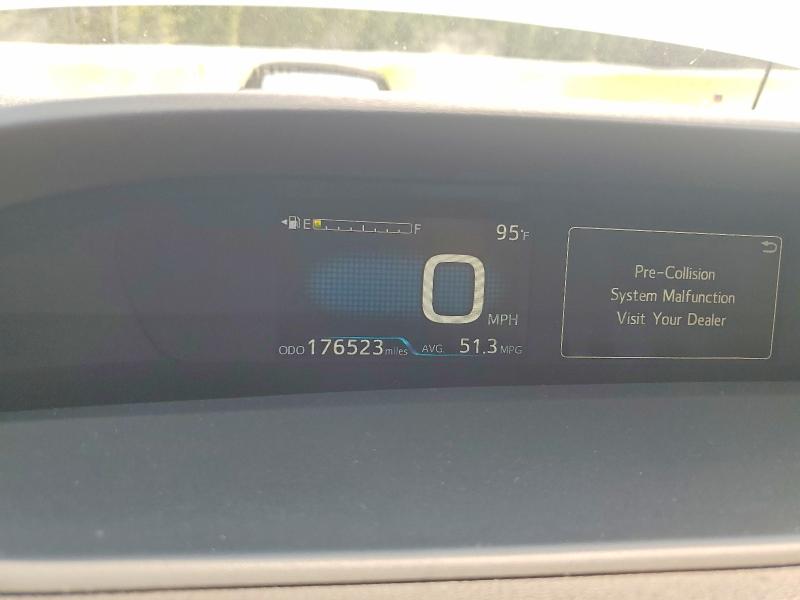 2017 Toyota Prius VIN JTDKARFU6H3047466 COPART salvage auction — SIDE, Nc - Salvage Certificate Of Title, sold $7,000 on 2026-08-20 (photo 9)