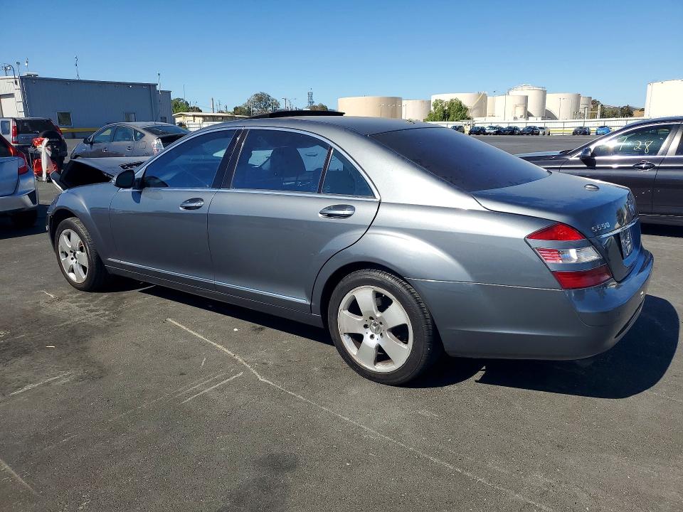 2007 Mercedes-benz S-klasse VIN WDDNG71X87A014986 COPART salvage auction — FRONT END, CA - SALVAGE CERTIFICATE, sold $400 on 2026-08-05 (photo 2)