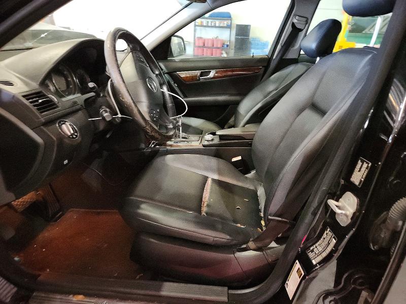 2009 Mercedes-benz C class VIN WDDGF54X59R040977 COPART salvage auction — FRONT END, FL - CERT OF TITLE SLVG REBUILDABLE, sold $600 on 2026-07-20 (photo 7)