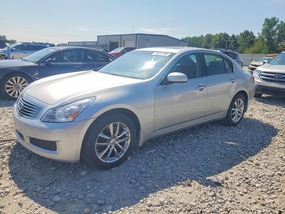 2007 Infiniti G VIN JNKBV61F27M814099 COPART salvage auction — FRONT END, Mi - Certificate Of Title, sold $3,050 on 2026-07-23 (photo 1)
