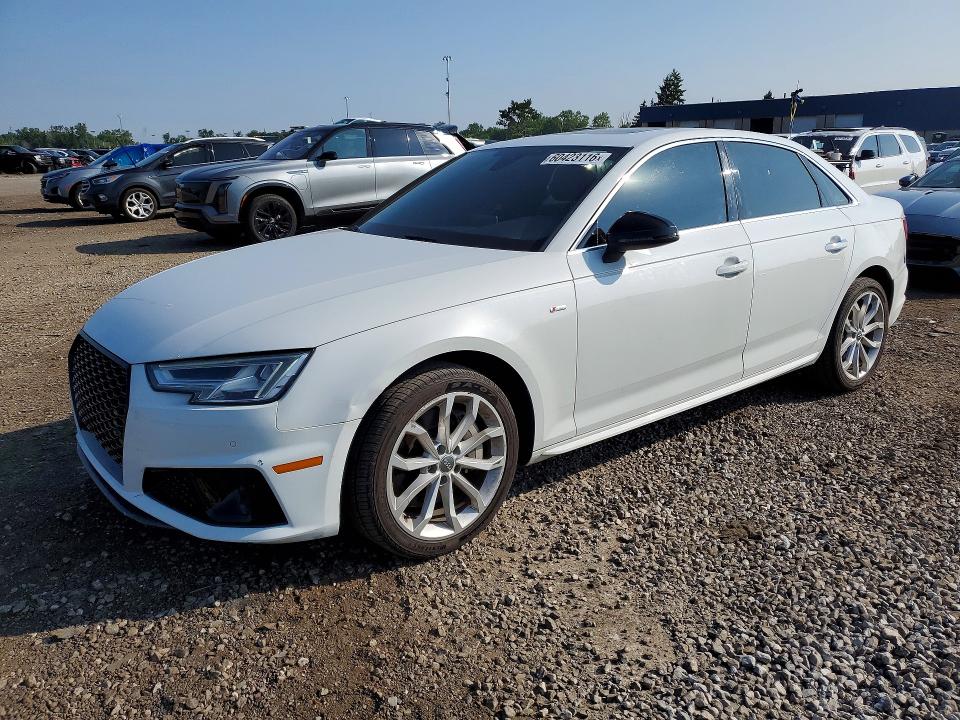 2019 Audi A4 VIN WAUENAF4XKN001554 COPART salvage auction — REAR END, MI - CERT OF TITLE-REBUILT SALVAGE, sold $3,950 on 2026-07-17 (photo 1)