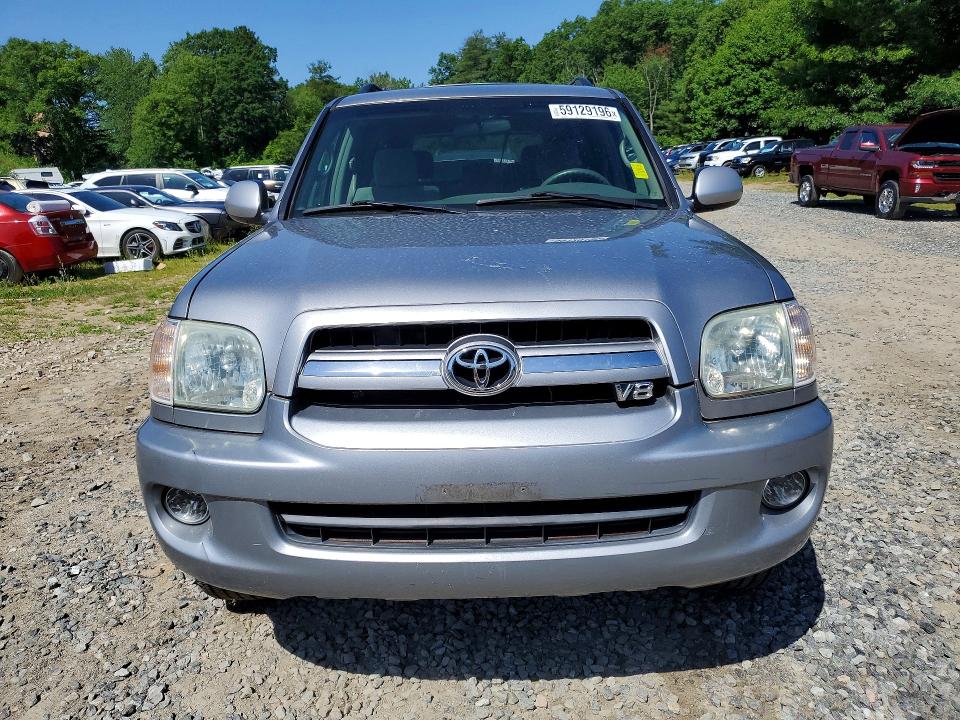 2005 Toyota Sequoia VIN 5TDBT44A45S242921 COPART salvage auction — MINOR DENT/SCRATCHES, MA - CERTIFICATE OF TITLE (P), sold $675 on 2026-07-09 (photo 5)
