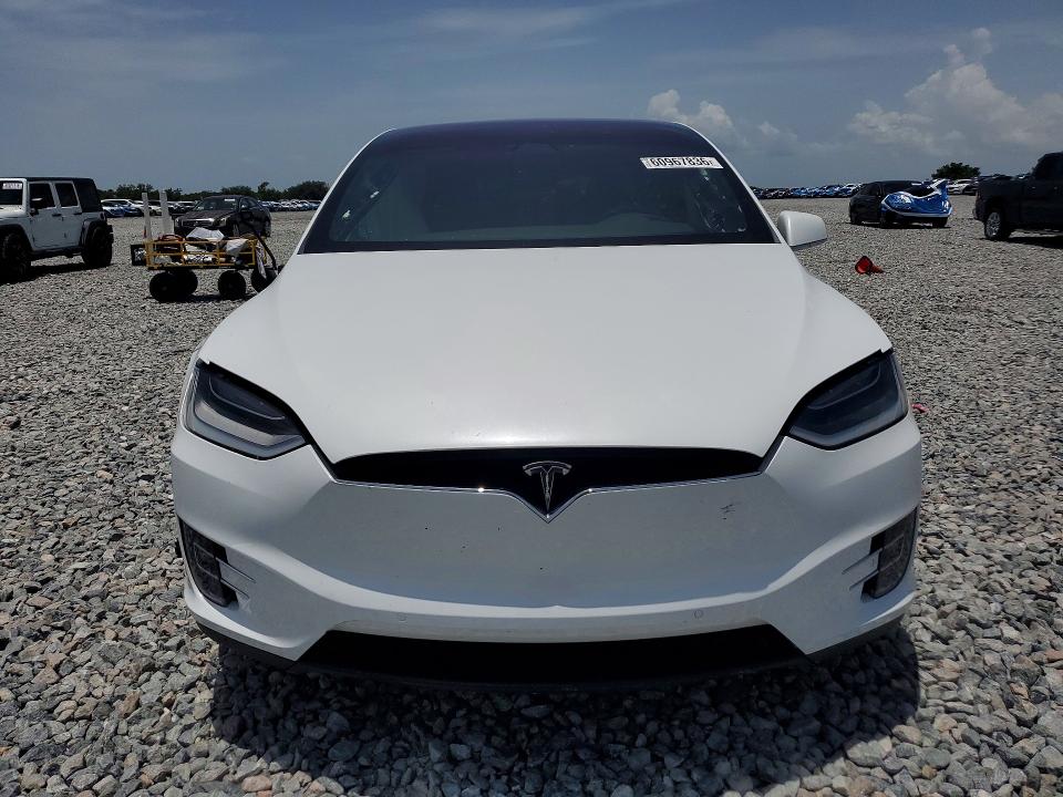 2018 Tesla Model x VIN 5YJXCBE27JF118237 COPART salvage auction — SIDE, Fl - Cert Of Title Slvg Rebuildable, sold $5,500 on 2026-07-24 (photo 5)