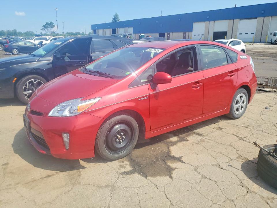 2013 Toyota Prius VIN JTDKN3DU9D0343646 COPART salvage auction — FRONT END, MI - CERTIFICATE OF TITLE, sold $3,150 on 2026-07-24 (photo 1)