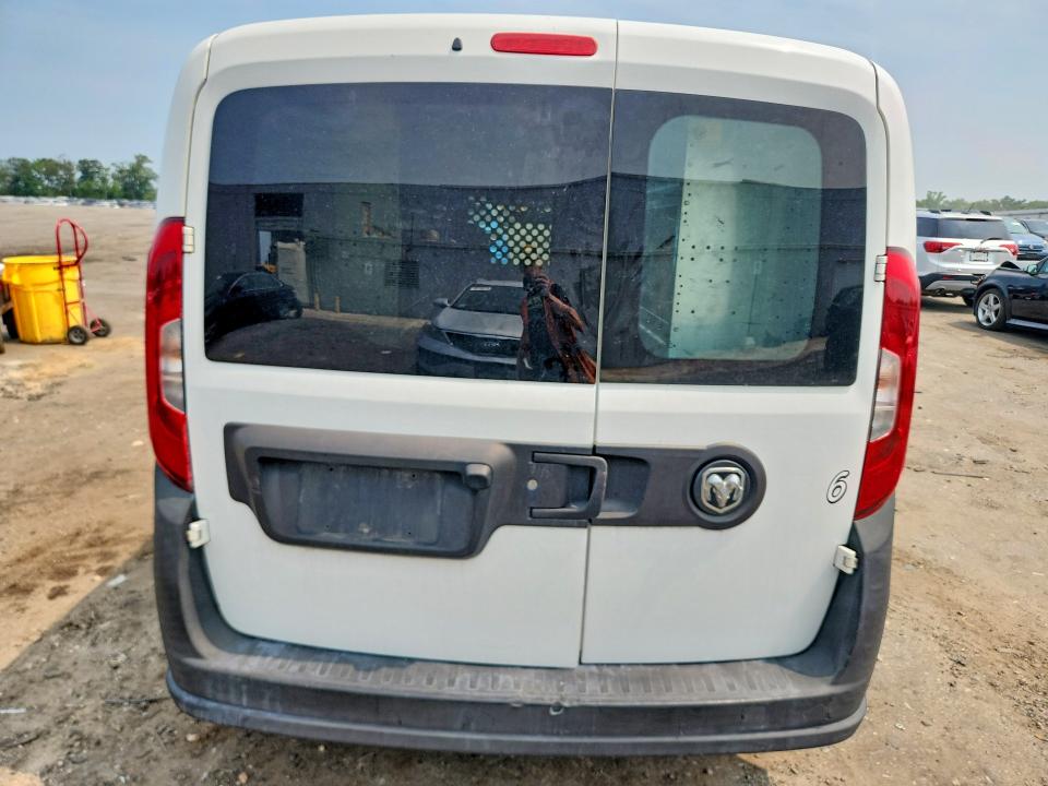 2016 Ram Promaster city VIN ZFBERFAT8G6B55075 COPART salvage auction — FRONT END, VA - CERT OF TITLE - SALVAGE, sold $800 on 2026-08-05 (photo 6)