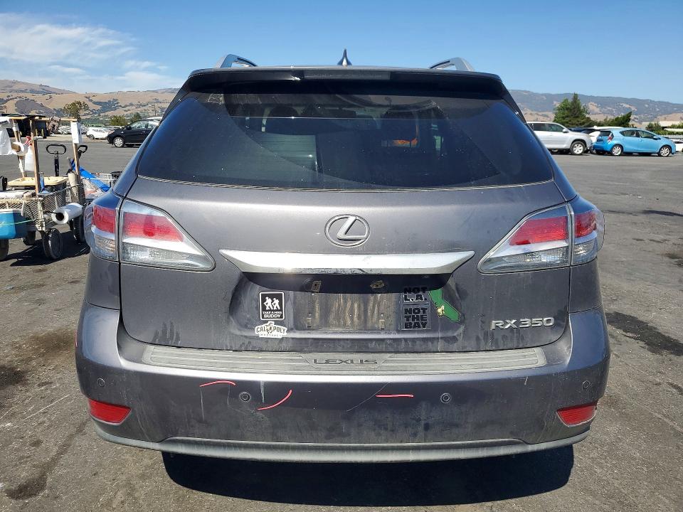 2015 Lexus Rx VIN 2T2ZK1BA6FC151626 COPART salvage auction — FRONT END, Ca - Salvage Certificate, sold $7,800 on 2026-07-09 (photo 6)