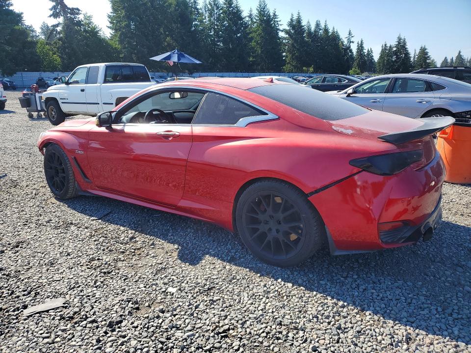 2017 Infiniti Q60 VIN JN1FV7EK2HM610746 COPART salvage auction — FRONT END, Wa - Bill Of Sale, sold $8,400 on 2026-07-14 (photo 2)