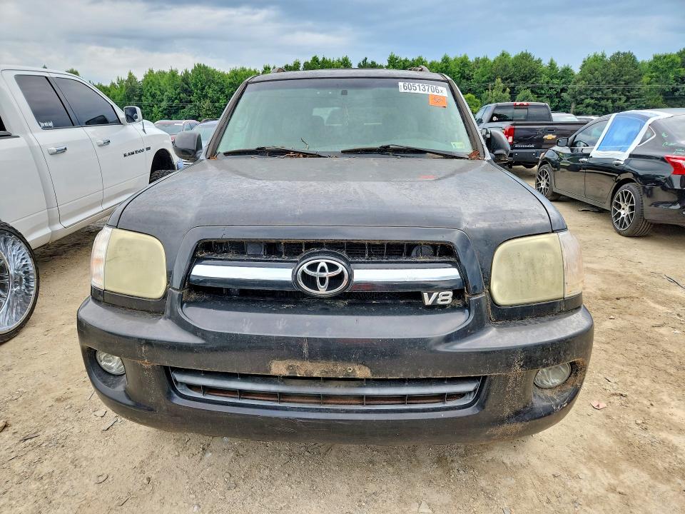 2006 Toyota Sequoia VIN 5TDBT48A36S272049 COPART salvage auction — MECHANICAL, Va - Certificate Of Title, sold $1,450 on 2026-07-14 (photo 5)