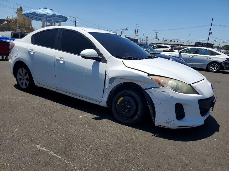 2013 Mazda 3 VIN JM1BL1UP5D1847139 COPART salvage auction — FRONT END, Ca - Salvage Certificate, sold $575 on 2026-07-27 (photo 4)