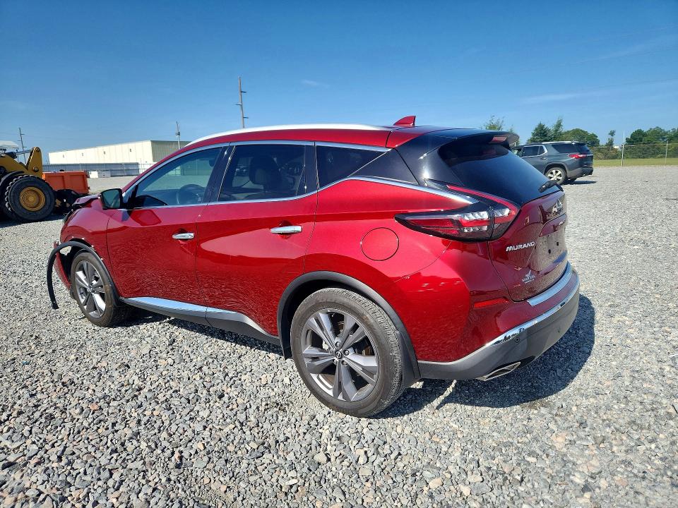 2024 Nissan Murano VIN 5N1AZ2DJ2RC122682 COPART salvage auction — FRONT END, Ga - Cert Of Title-Salvage, sold $7,800 on 2026-08-25 (photo 2)