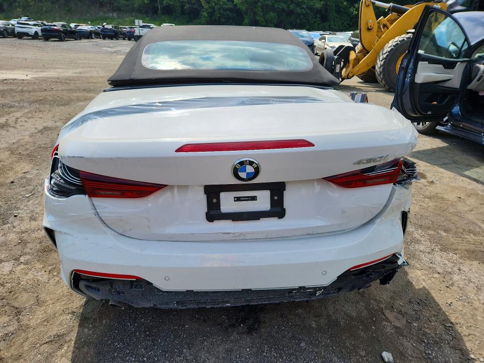 2027 BMW 4er VIN WBA33DB04VCX71976 COPART salvage auction — REAR END, Nj - Cert Of Title-Salvage, sold $28,750 on 2026-07-30 (photo 6)