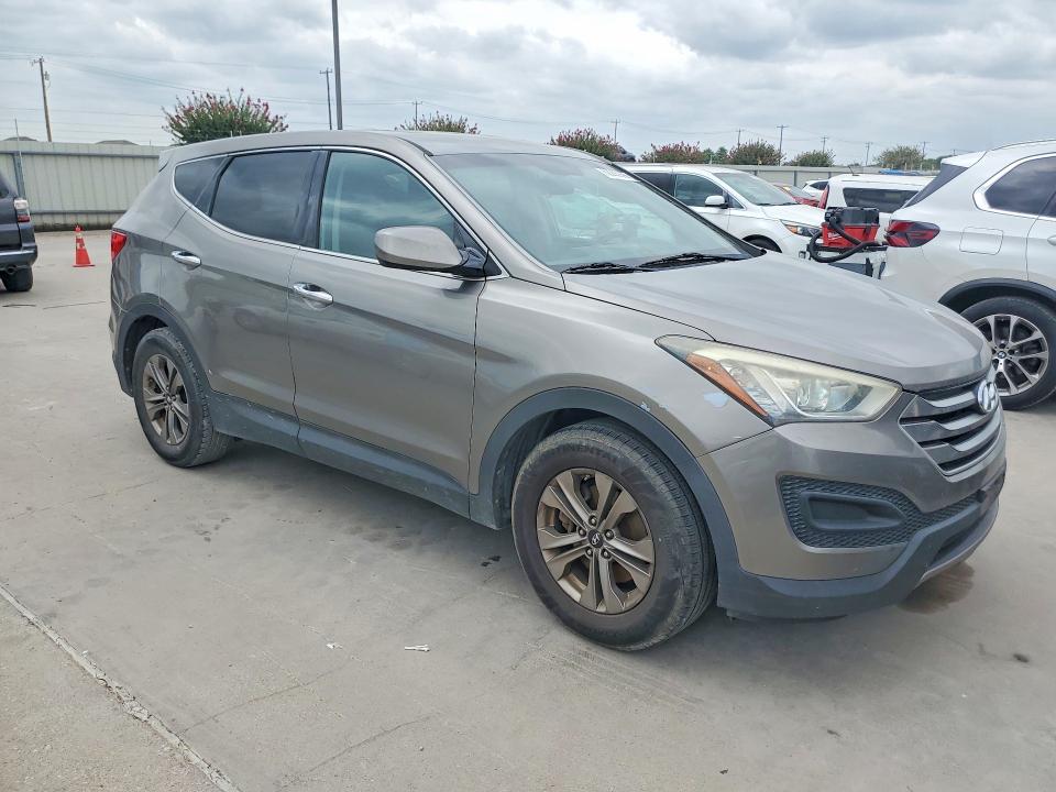 2015 Hyundai Santa fe VIN 5XYZT3LB6FG253341 COPART salvage auction — MECHANICAL, TX - CERTIFICATE OF TITLE, sold $1,100 on 2026-07-30 (photo 4)