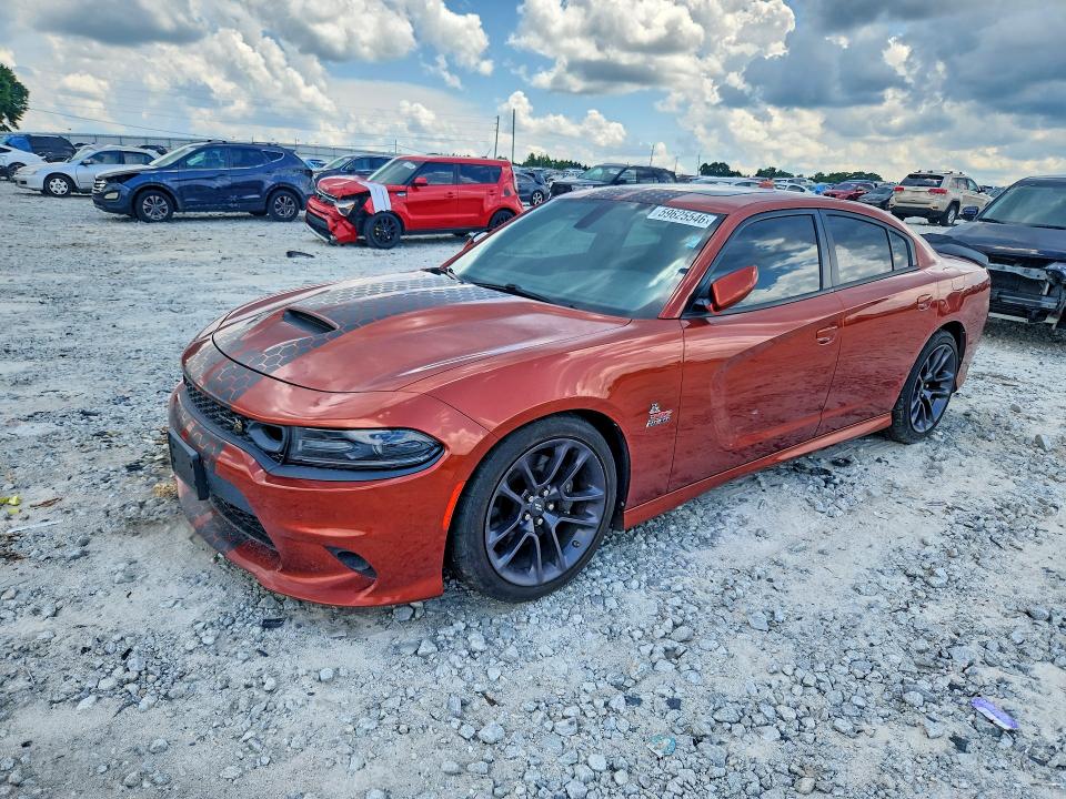 2020 Dodge Charger VIN 2C3CDXGJ1LH221863 — COPART salvage auction photo